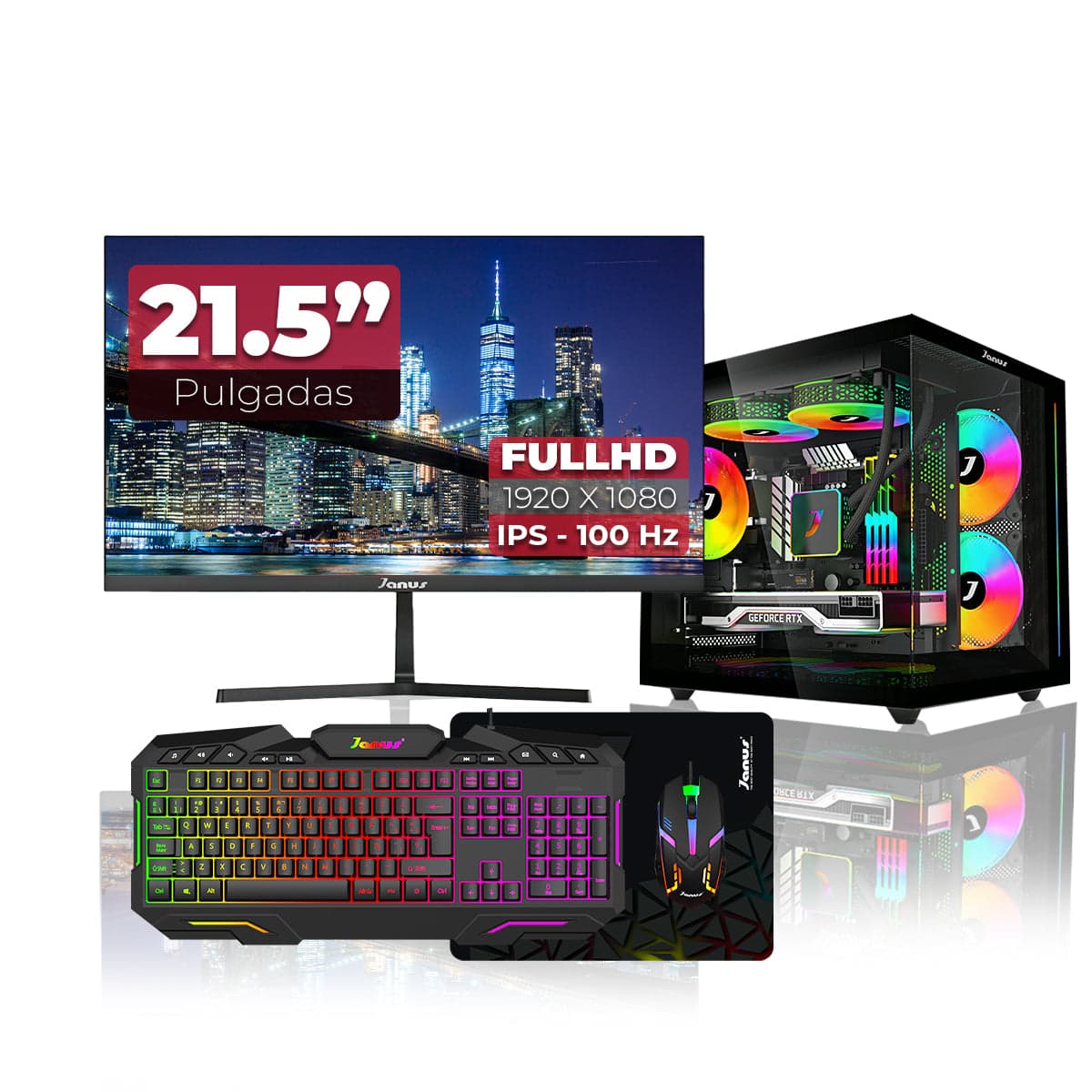 Tecnocuántica PC Gamer RTX 4060